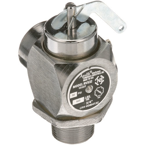 Blodgett 40613, VALVE, STEAM SAFETY - 3/4", 50 PSI