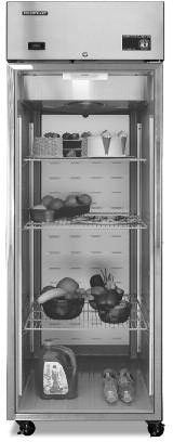 Hoshizaki F1A-FG, 1 Door, 23 cu ft Glass Door Reach-In Freezer