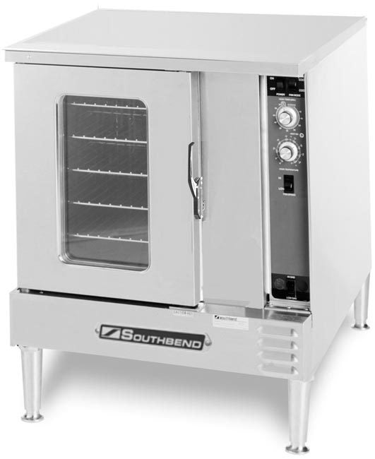 Southbend GH/10SC, 30,000 Btu Gas Single Deck Convection Oven, Half Size w/ Solid State Controls