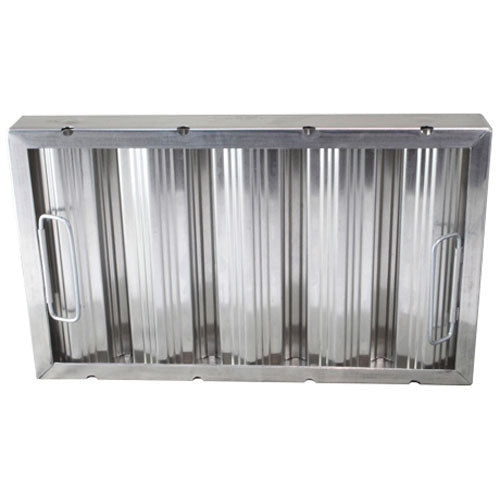 Mavrik 261758, 16" x 20" x 2" Aluminum Baffle Hood Filter with Handles