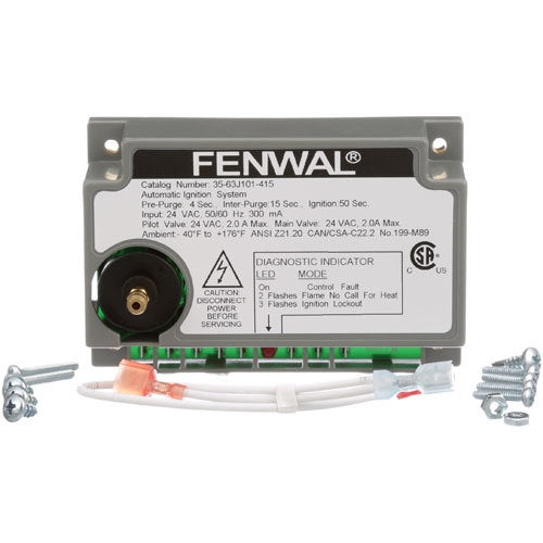 Johnson Controls G670AW-1C, IGNITION CONTROL