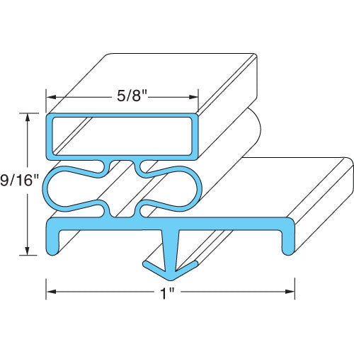 Glastender 06004390, DOOR GASKET