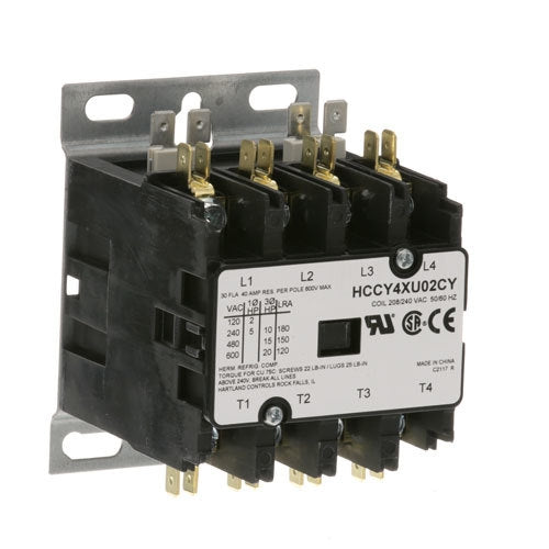 General Electric XNC6X127, CONTACTOR 4P 30/40A 208/240V