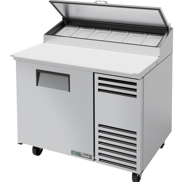 True TPP-AT-44-HC, 44" 1 Door Pizza Prep Table, includes (6) 1/3 size pans