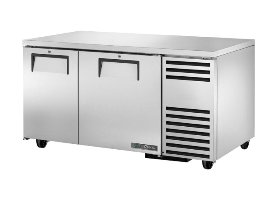 True TUC-60-32F-HC, 60" 2 Door Deep Undercounter Freezer