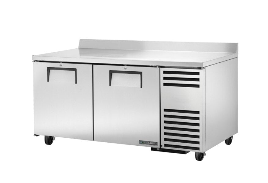 True TWT-67-HC, 67" 2 Solid Swing Door Deep Worktop Refrigerator