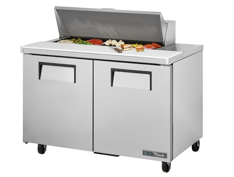 True TSSU-48-10-HC, 48" 2 Door Sandwich / Salad Prep Unit, includes (10) 1/6 size pans
