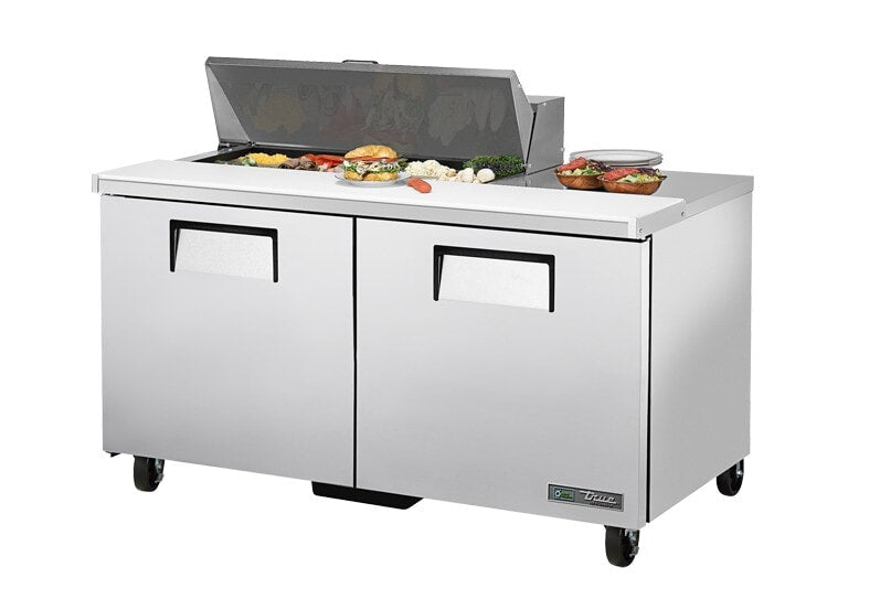 True TSSU-60-10-HC, 60" 2 Door Sandwich / Salad Prep Unit, includes (10) 1/6 size pans