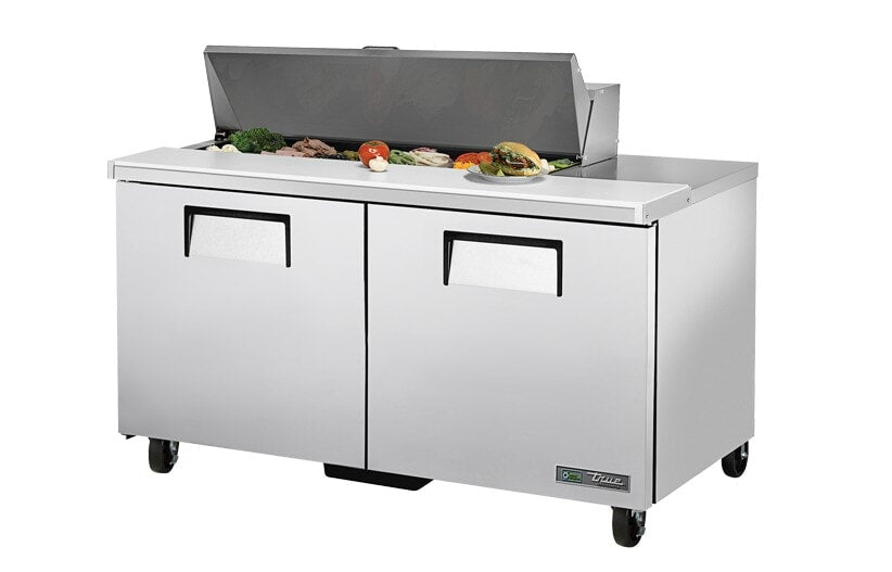 True TSSU-60-12-HC, 60" 2 Door Sandwich / Salad Prep Unit, includes (12) 1/6 size pans