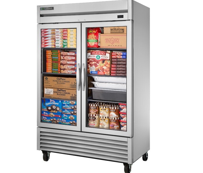 True TS-49FG-HC~FGD01, 2 Door, Swing Glass Door Reach-In Freezer