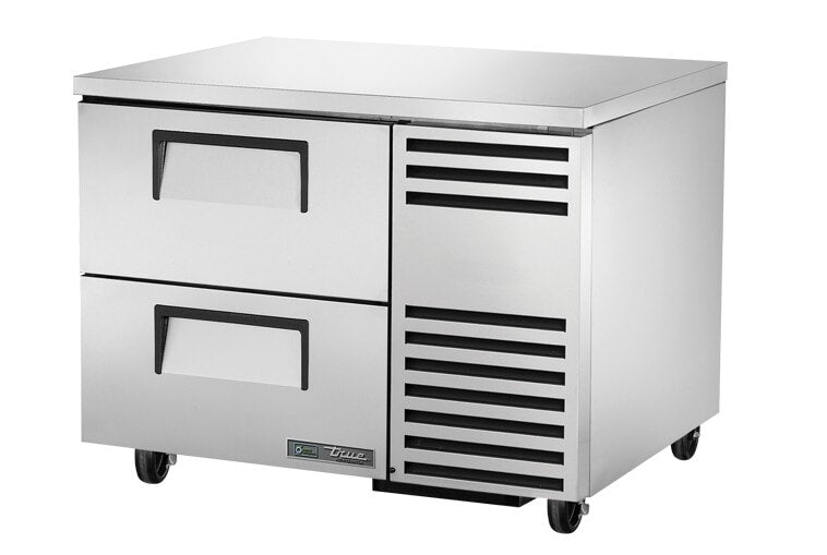 True TUC-44D-2-HC, 44" 2 Solid Drawer Deep Undercounter Refrigerator