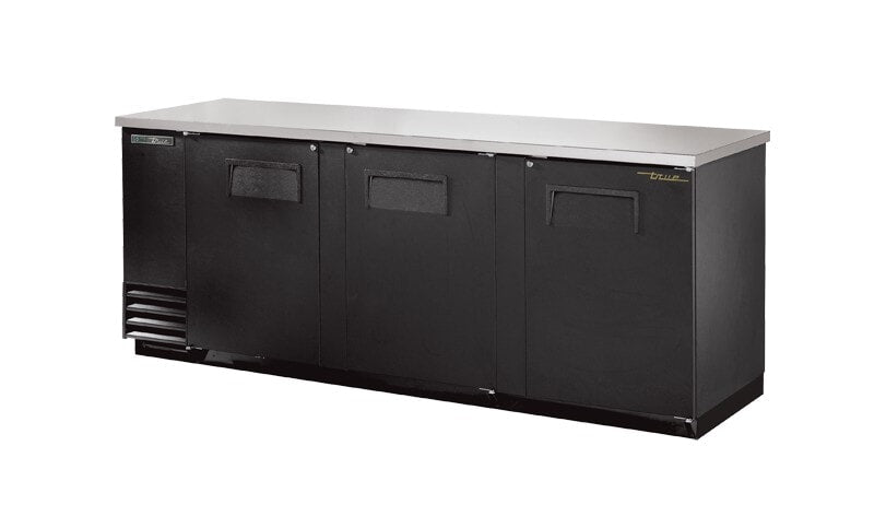 True TBB-4-HC, 90" Wide Back Bar Cooler
