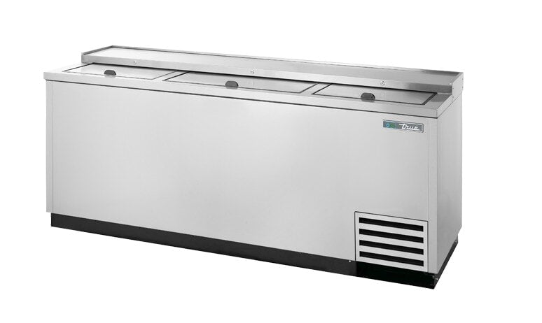 True TD-80-30-S-HC, 81" Wide Stainless Steel Bottle Cooler