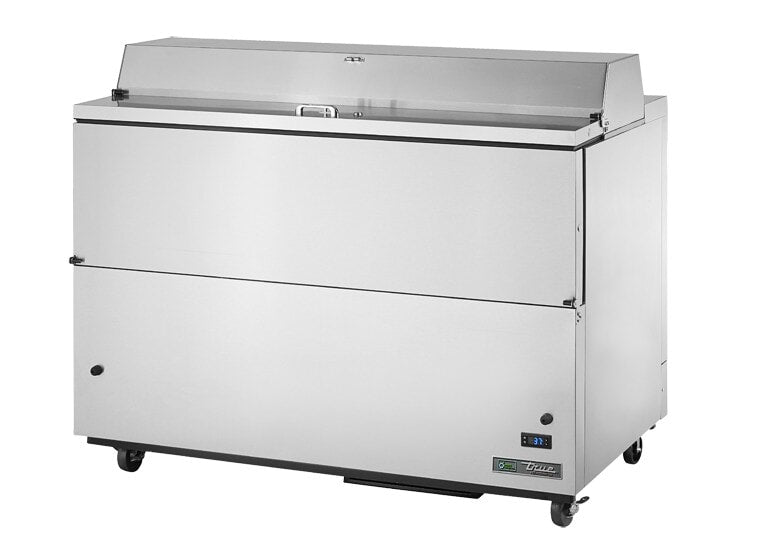 True TMC-58-S-HC, 58" 2 Door Single Sided Milk Cooler, 16 Crate Capacity
