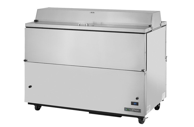True TMC-58-S-DS-HC, 58" 2 Door Dual Sided Milk Cooler, 16 Crate Capacity