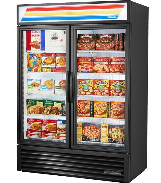 True GDM-49F-HC~TSL01, 49 cu ft, 2 Door, Swing Door Freezer