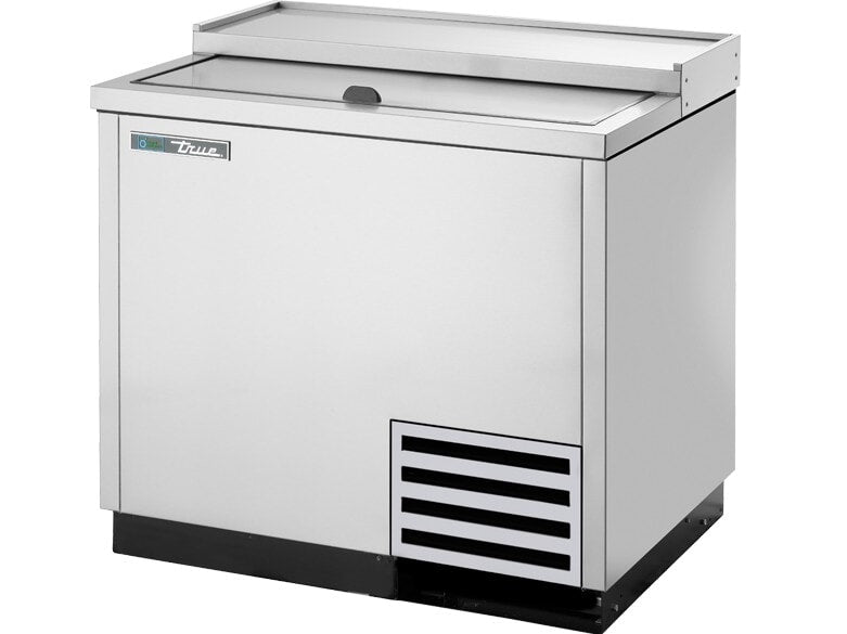 True T-36-GC-S-HC, 37" Wide Stainless Steel Glass & Plate Chiller