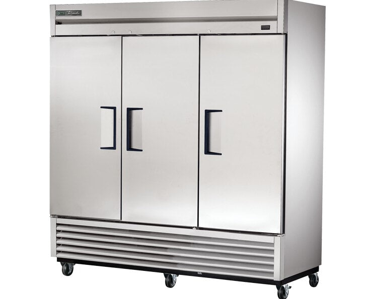True T-72F-HC, 3 Door, 72 cu ft Reach-In Freezer