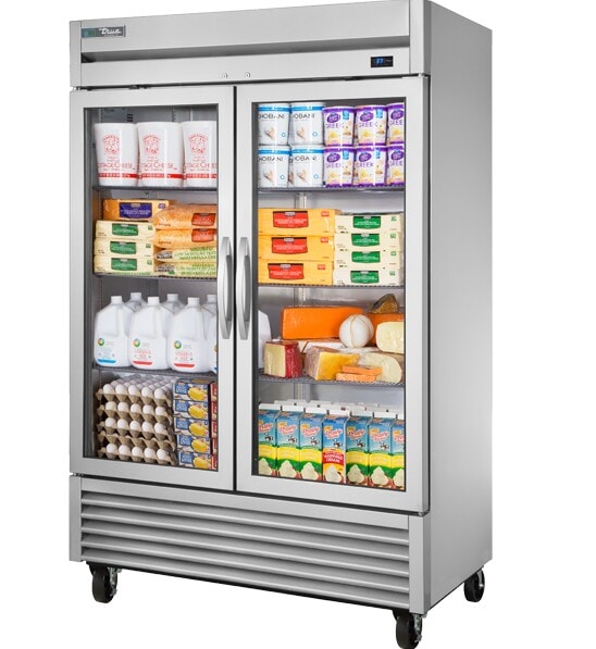 True T-49G-HC~FGD01, 54" 2 Glass Swing Door Reach-In Refrigerator