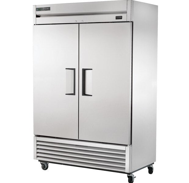 True TS-49F-HC, 54" 2 Solid Door Reach-In Freezer, All Stainless Steel