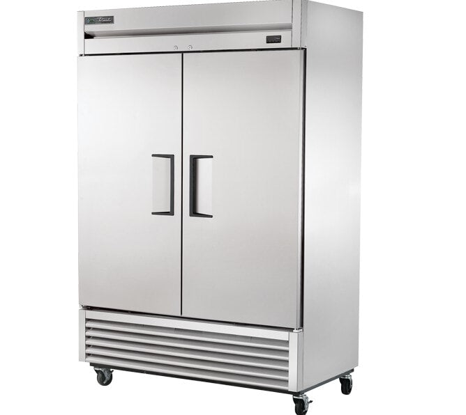 True TS-49-HC, 54" 2 Solid Door Reach-In Refrigerator, All Stainless Steel