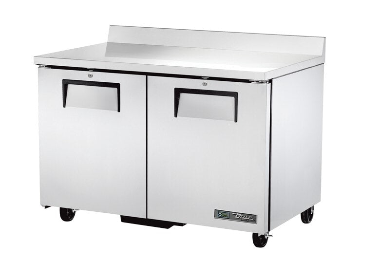 True TWT-48F-HC, 48" 2 Door Worktop Freezer