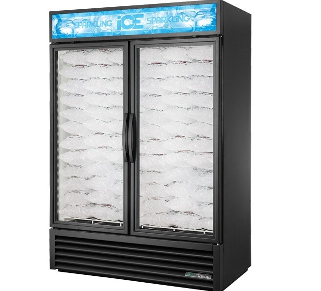 True GDIM-49NT-HC~TSL01, 2 Door, Swing Door Freezer