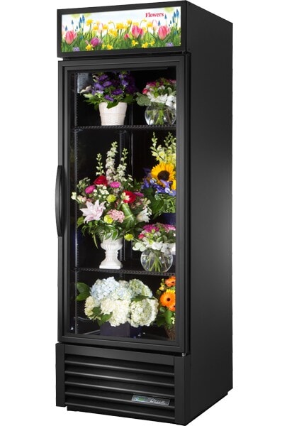True GDM-23FC-HC~TSL01, 1 Door, 23 cu ft, Glass Door Floral Case