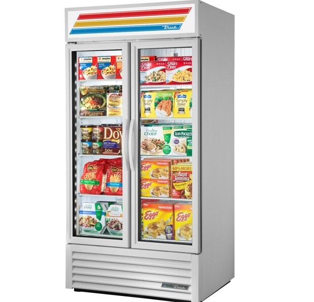 True GDM-35F-HC~TSL01, 35 cu ft, 2 Door, Swing Door Freezer