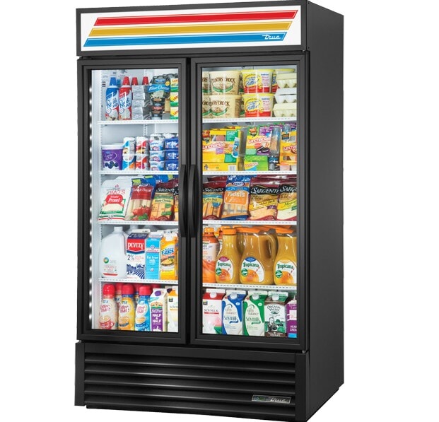 True GDM-43-HC~TSL01, 2 Door, Glass Swing Door Refrigerator
