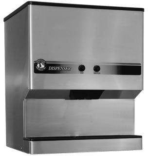 Hoshizaki DM-200B, Cubed Ice & Water Dispenser, 200 Lbs Storage