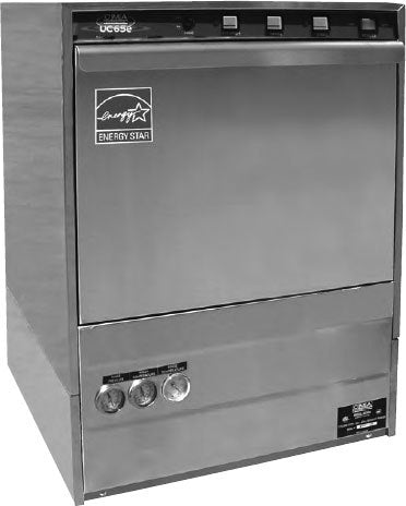 CMA UC65e, 30 Rack/Hr Undercounter High Temperature Sanitizing Dishwasher