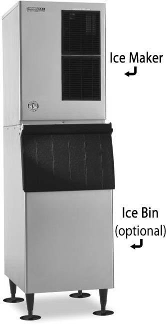 Hoshizaki KM-520MWJ, 474 Lbs Ice/24Hr, Crescent Cube Ice Machine, Water Cooled