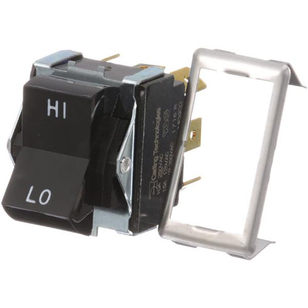 Blodgett 20530, Rocker Switch, 3PDT, Black