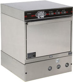 CMA L-1Xe, 40 Rack/Hr Low Temperature Undercounter Dishwasher w/ Drain & Chemical Pump