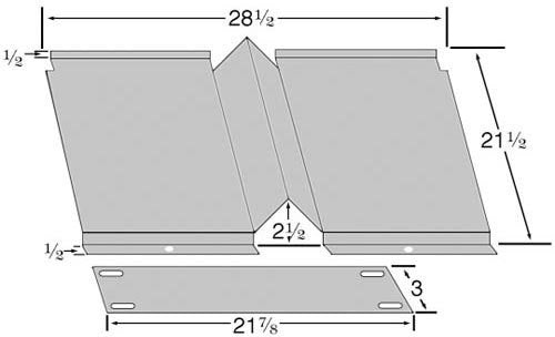 Blodgett 17861, Deflector, Oven Bottom