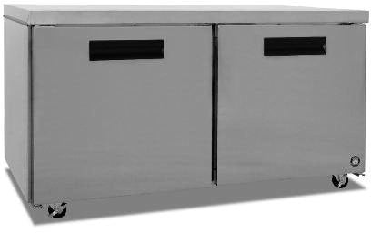 Hoshizaki UF60A, 60" 2 Door Undercounter Freezer