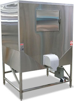 Hoshizaki HCD-1000B, 1078 lbs of Ice Storage, Ice Bagger System