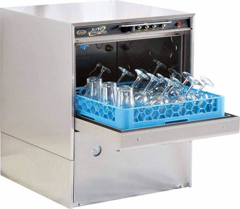CMA L-1C, 20 Rack/Hr Undercounter Low Temperature Chemical Sanitizing Glasswasher