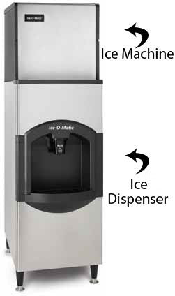 Ice-O-Matic CD40022, 22", 120 lbs Hotel Ice Dispenser
