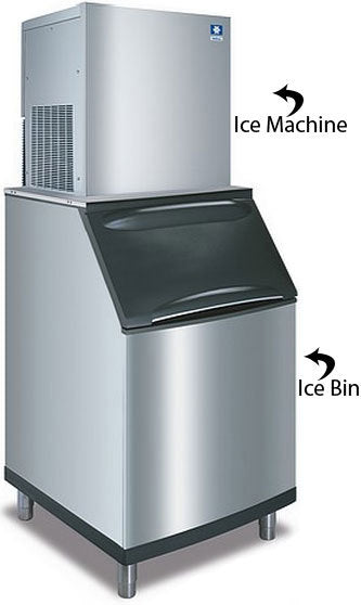 Manitowoc RFP0620A-161, 760 lbs Flake Ice Machine Air-Cooled