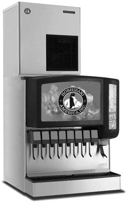 Hoshizaki FD-650MAJ-C, 634 Lbs Ice/24Hr Cubelet Flake Ice Machine, Air Cooled