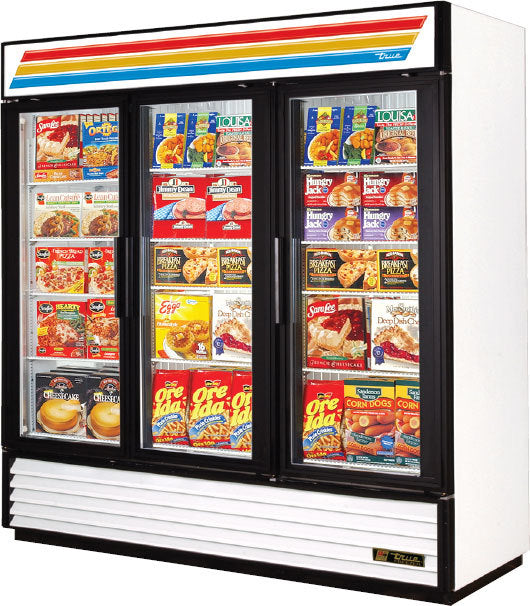 True GDM-72F-HC~TSL01, 72 cu ft, 3 Door, Swing Door Freezer