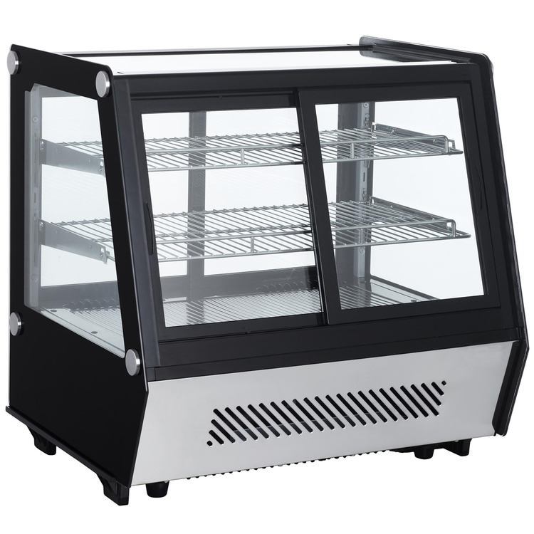 Marchia MDCC125, 28" Refrigerated Countertop Display Case, Front and Rear Access