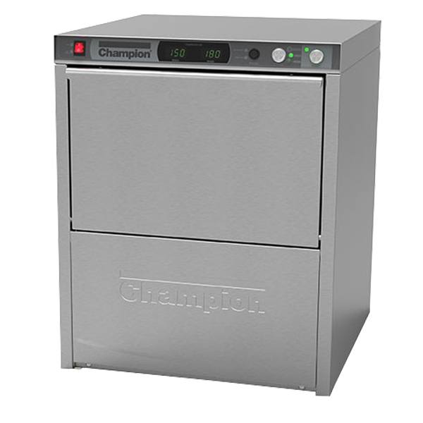 Champion UH330ADA, Ventless 29 7/8" Tall Undercounter High Temperature Dishwashing Machine with Built-in Booster Heater