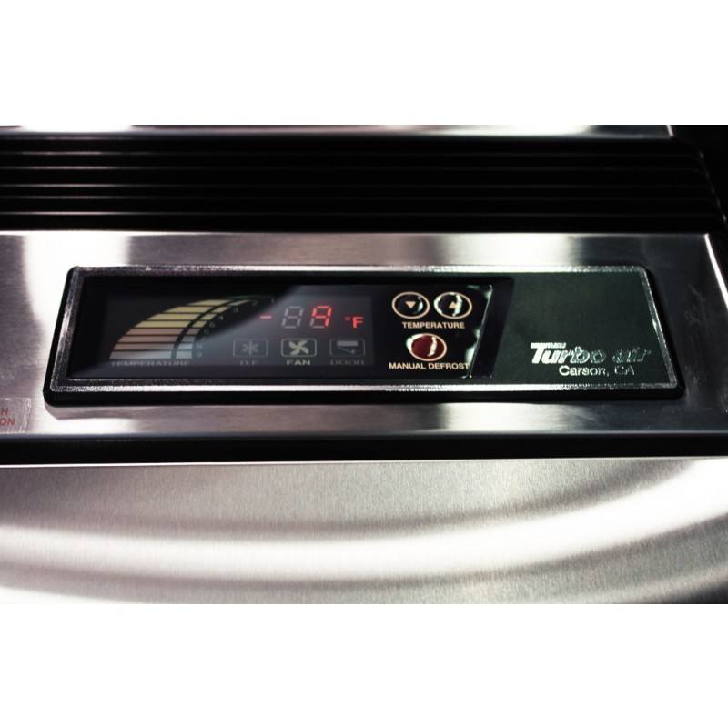 Turbo Air TSF-49SD-N, 55" 2 Solid Door Reach-In Freezer, Super Deluxe Series