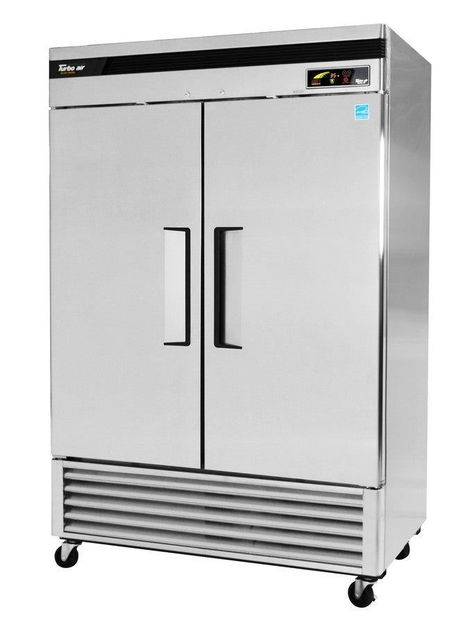 Turbo Air TSF-49SD-N, 55" 2 Solid Door Reach-In Freezer, Super Deluxe Series