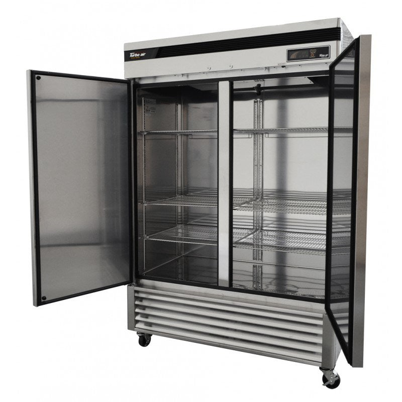 Turbo Air TSF-49SD-N, 55" 2 Solid Door Reach-In Freezer, Super Deluxe Series