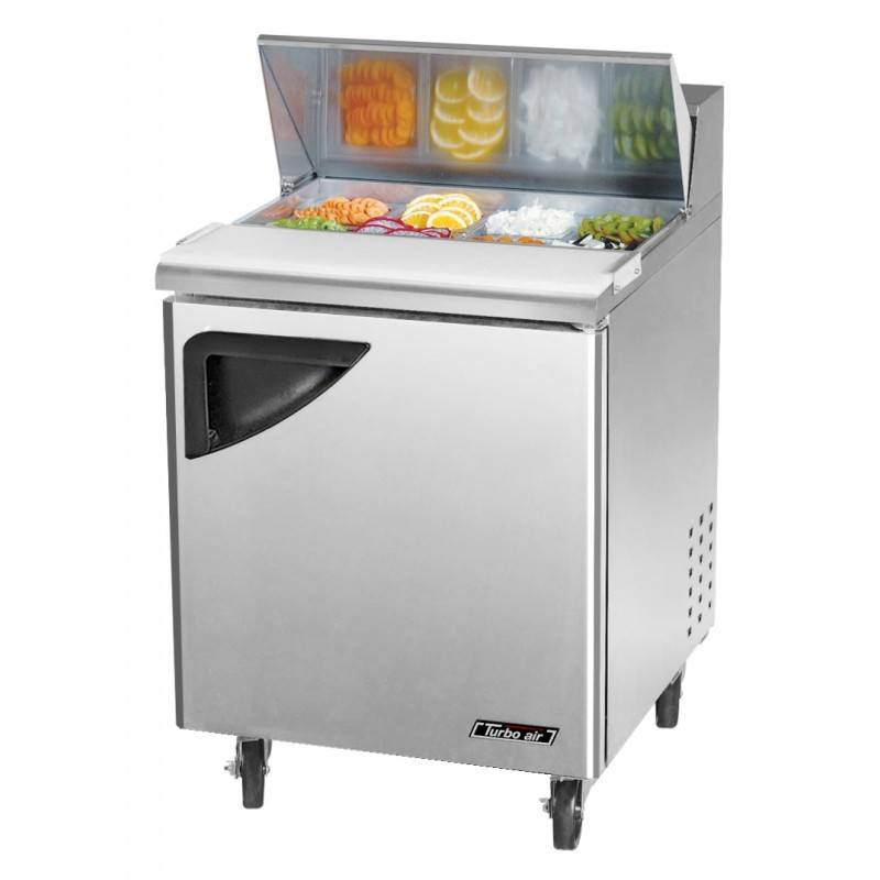 Turbo Air TST-28SD-N, 27" Sandwich/Salad Prep Super Deluxe Series with (1) Door