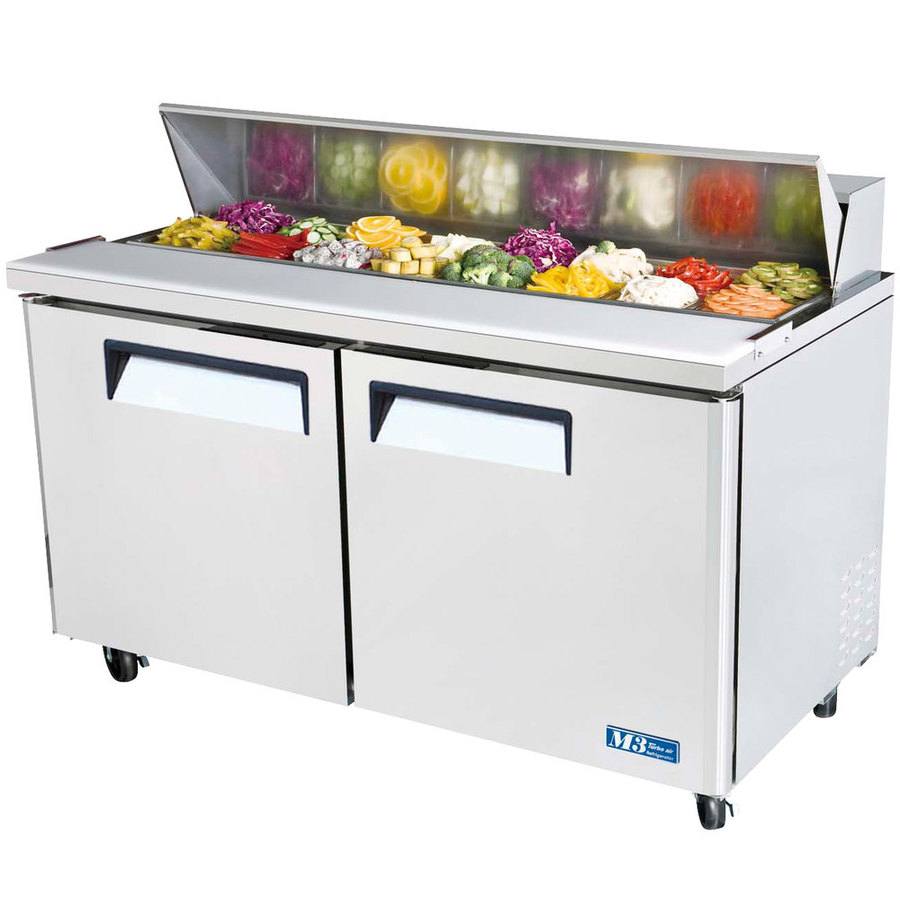 Turbo Air MST-60-N, 60" Sandwich / Salad Unit M3 Series with (2) Doors